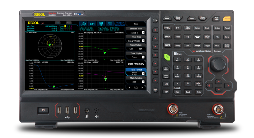 Analizzatore di spettro Real-time Rigol RSA5032N 9kHz~3.2GHz (include TG and VNA) - Rigol Italia
