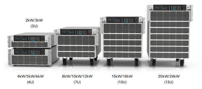 Chroma 63208A-150-800 150V/800A/8kW DC Programmable Load (7U)