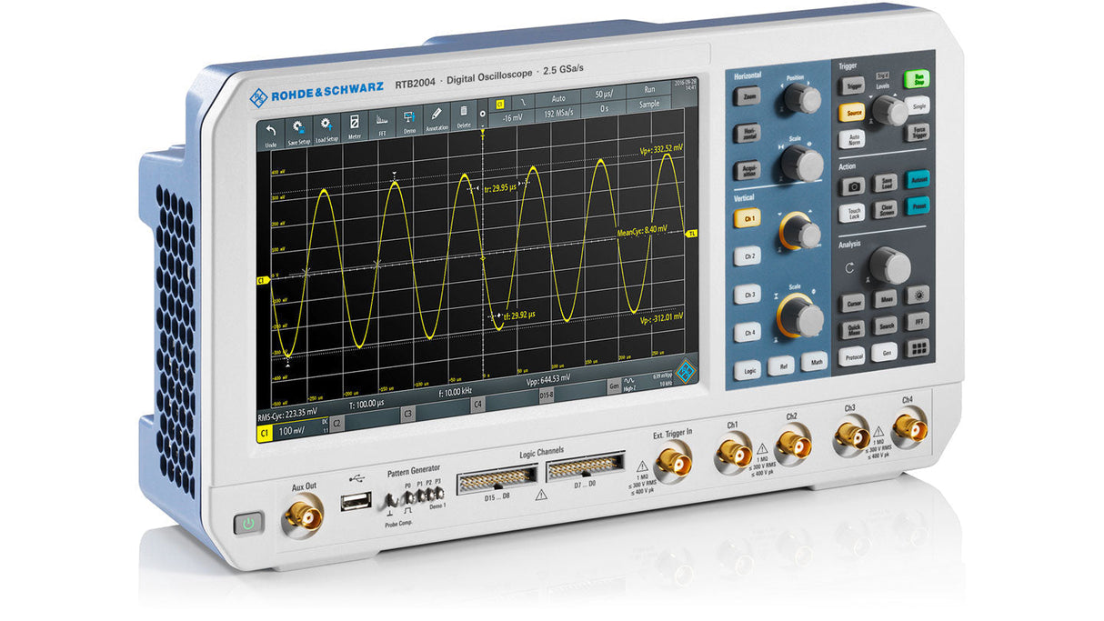 Oscilloscopio (R&S®RTB2002 + RTB-B223) 300 MHz, 2 canali - Rohde & Schwarz ALLdata