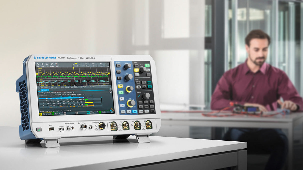 Oscilloscopio R&S® RTM3004 100 MHz, 4 canali - Rohde & Schwarz ALLdata