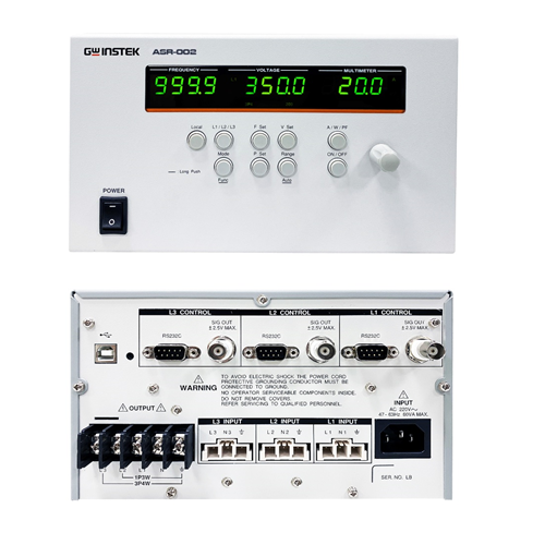 GW Instek ASR-002 . controllore esterno per alimentatore trifase