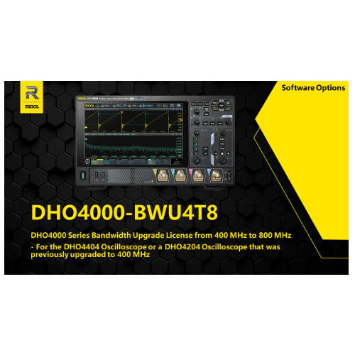 DHO4000-BWU4T8 400M to 800M bandwidth upgrade
