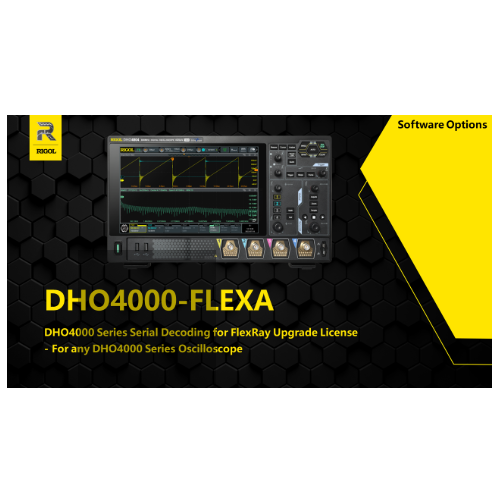 DHO4000-FLEXA FlexRay Serial Bus Triggering and Analysis Options.