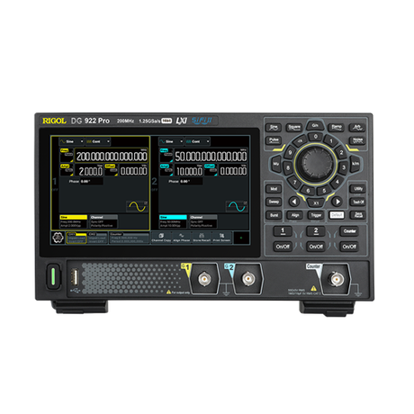 Rigol DG922 Pro dual-channel arbitrary waveform generator
