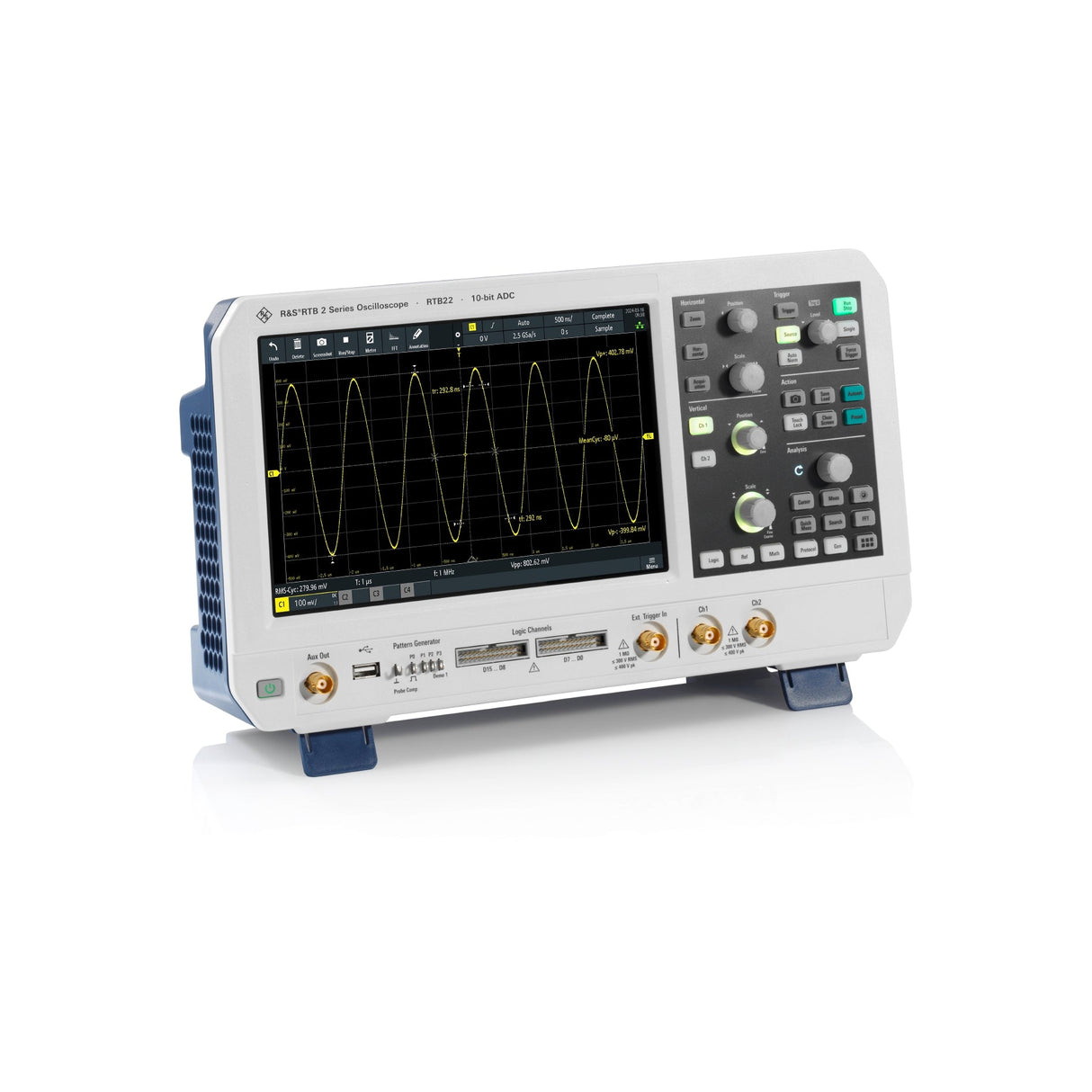 R&S® RTB22-100 100 MHz Oscilloscope, 2 Channels