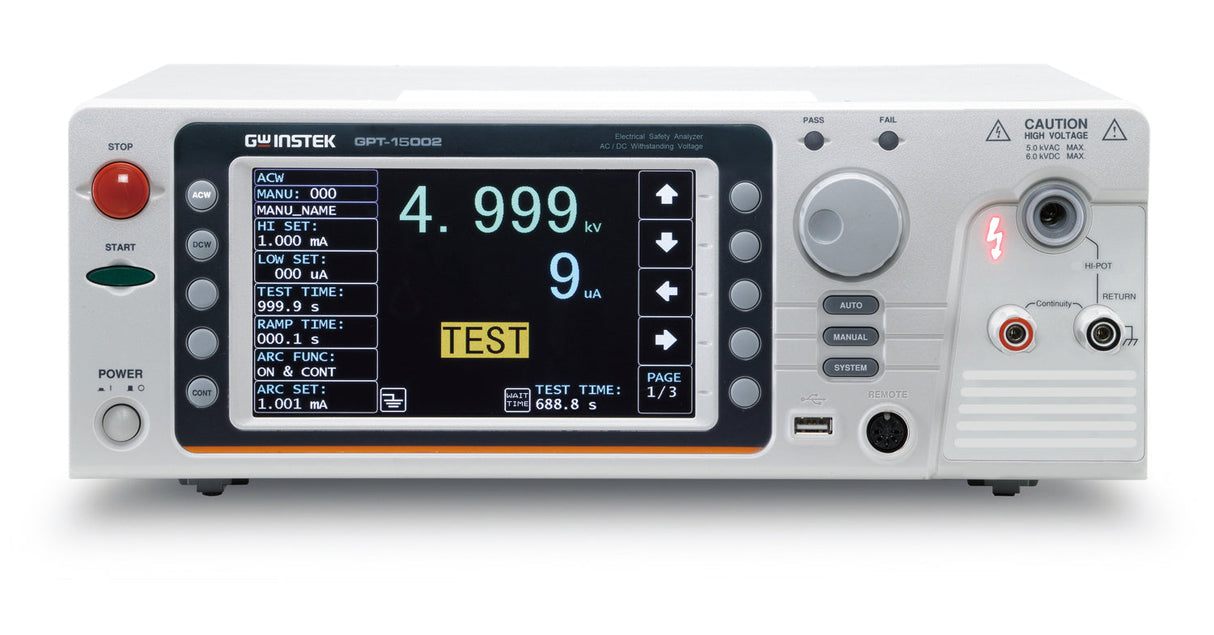 GW Instek GPT-15002 AC/DC Security Tester