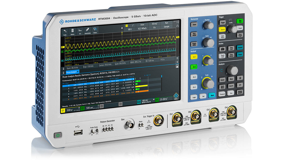 Oscilloscopio R&S® RTM3K-22M (RTM3002+RTM-B222+RTM-B1) 200 MHz, 2 canali + 16 - Rohde & Schwarz ALLdata