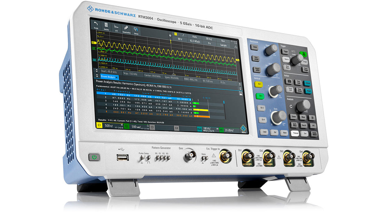 Oscilloscopio R&S® RTM3004  100 MHz, 4 canali - Rohde & Schwarz ALLdata
