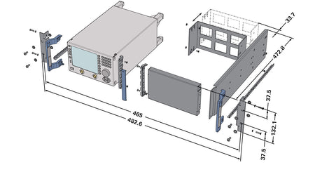 R&S® ZZA-T34 Adattatore 19" 1/2 Tipo34 - Rohde & Schwarz ALLdata