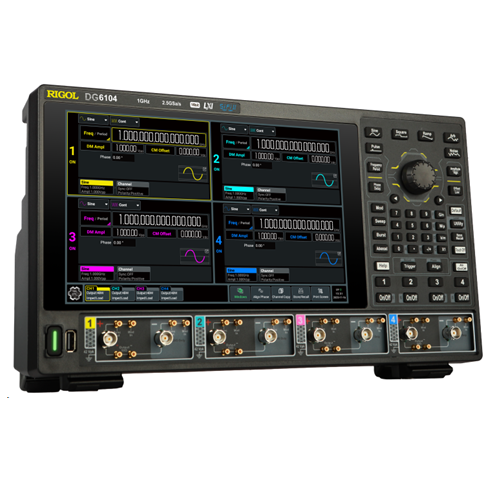 Rigol DG6104: 1000 MHz bandwidth 4 CHs