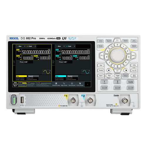 Generatore di funzione Rigol DG852 Pro (50 MHz. dual-channel) - Rigol Italia