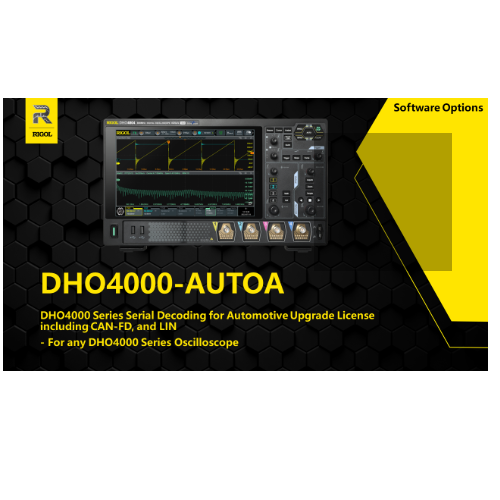 DHO4000-AUTOA CAN-FD/LIN bus triggering and analysis options