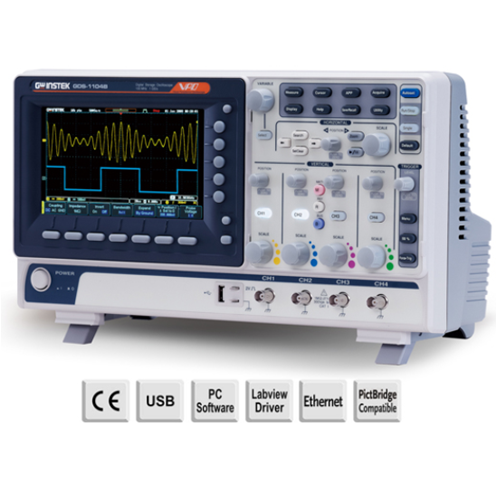 GW-Instek GDS-1104B 100MHz Digital Oscilloscope . 4 Channels