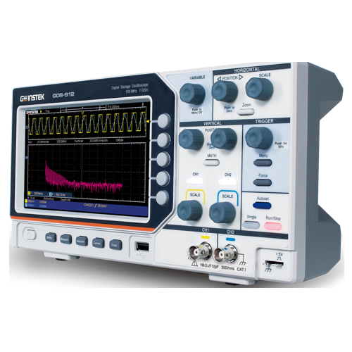 GW Instek GDS-912 Digital Oscilloscope - 100MHz, 2 Channels