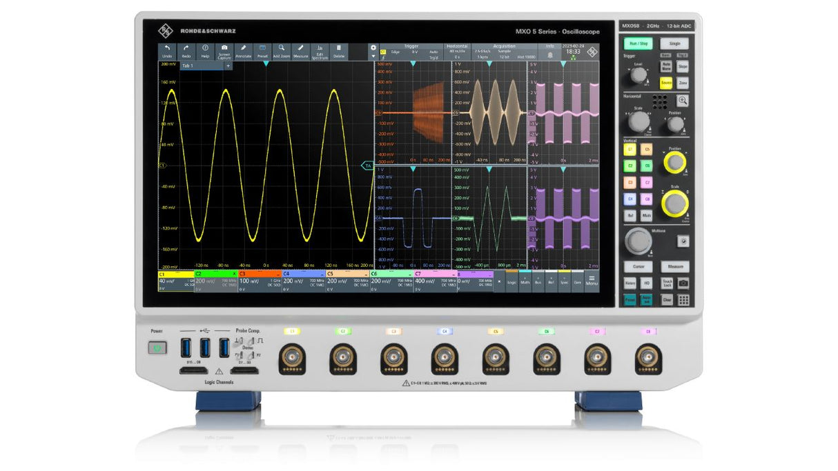 R&S® MXO54 2GHz Oscilloscope, 4 Channels